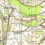 United States Geological Survey Clayton, MS-AR (1955, 62500-Scale) digital map