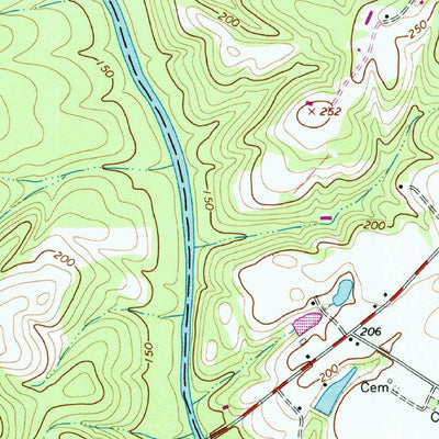 United States Geological Survey Clayton, NC (1964, 24000-Scale) digital map
