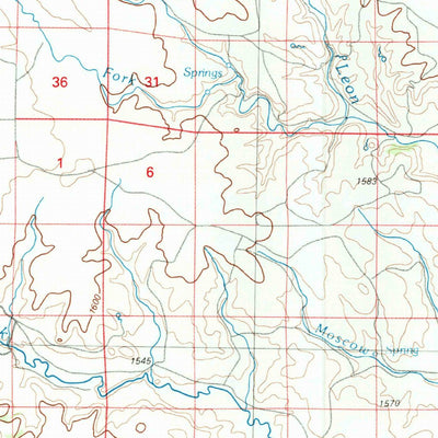 United States Geological Survey Clayton, NM-TX (1982, 100000-Scale) digital map