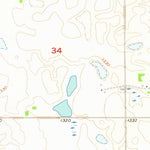 United States Geological Survey Clayton, SD (1957, 24000-Scale) digital map