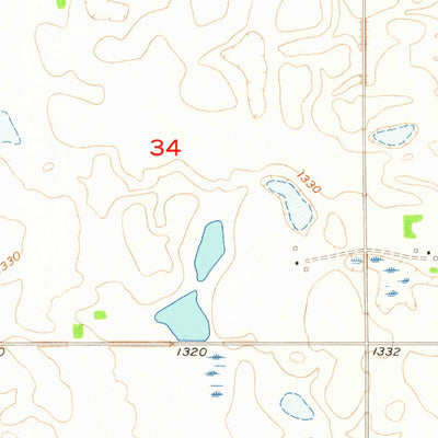 United States Geological Survey Clayton, SD (1957, 24000-Scale) digital map