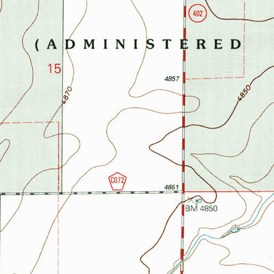 United States Geological Survey Clayton SW, NM (1998, 24000-Scale) digital map