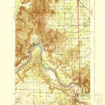 United States Geological Survey Clayton, WA (1944, 62500-Scale) digital map