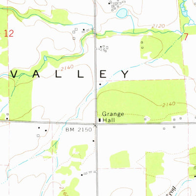 United States Geological Survey Clayton, WA (1973, 24000-Scale) digital map