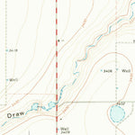 United States Geological Survey Claytonville NW, TX (1969, 24000-Scale) digital map