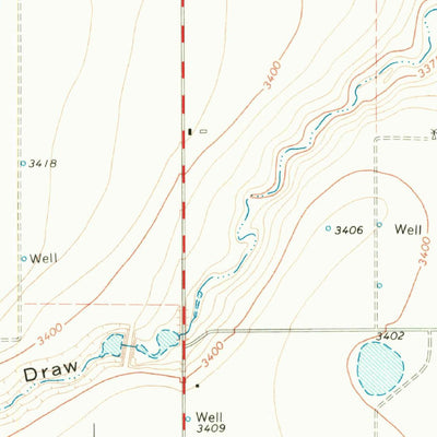 United States Geological Survey Claytonville NW, TX (1969, 24000-Scale) digital map