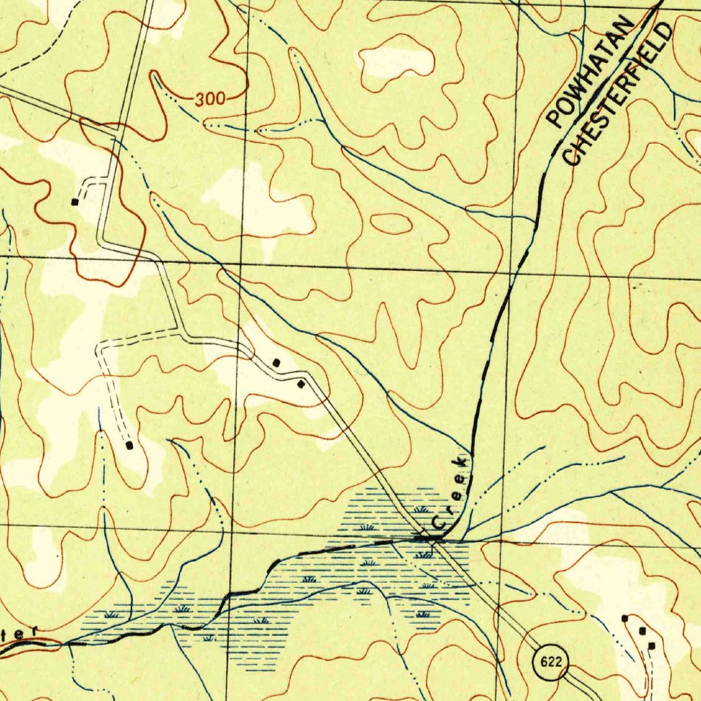 Clayville, VA (1944, 31680Scale) Map by United States Geological
