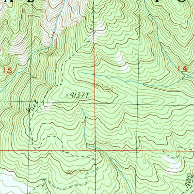United States Geological Survey Cle Elum Lake, WA (1989, 24000-Scale) digital map