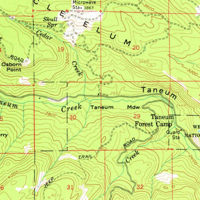 United States Geological Survey Cle Elum, WA (1958, 62500-Scale) digital map