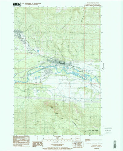United States Geological Survey Cle Elum, WA (1984, 24000-Scale) digital map