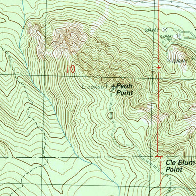 United States Geological Survey Cle Elum, WA (1984, 24000-Scale) digital map