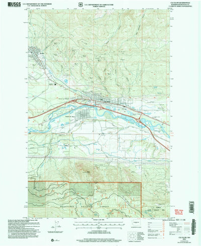 United States Geological Survey Cle Elum, WA (2003, 24000-Scale) digital map