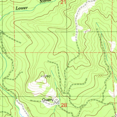 United States Geological Survey Clear Creek, OR (1979, 24000-Scale) digital map