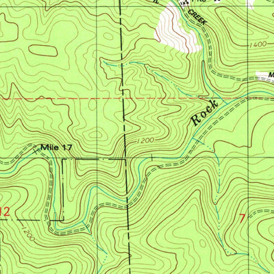 United States Geological Survey Clear Creek, OR (1979, 24000-Scale) digital map