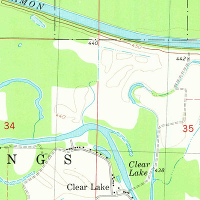 United States Geological Survey Clear Lake, IL (1981, 24000-Scale) digital map