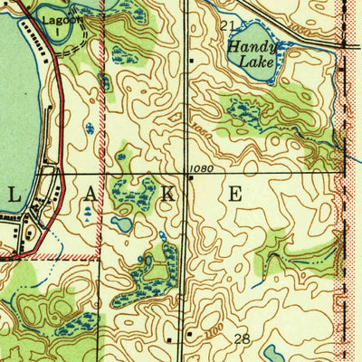 United States Geological Survey Clear Lake, IN-OH-MI (1939, 24000-Scale) digital map