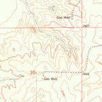 United States Geological Survey Clear Lake NW, OK (1971, 24000-Scale) digital map