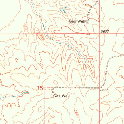 United States Geological Survey Clear Lake NW, OK (1971, 24000-Scale) digital map