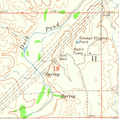United States Geological Survey Clear Lake, OK (1971, 24000-Scale) digital map