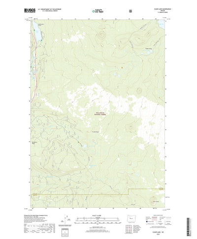 United States Geological Survey Clear Lake, OR (2020, 24000-Scale) digital map