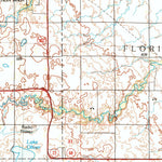 United States Geological Survey Clear Lake, SD-MN (1985, 100000-Scale) digital map