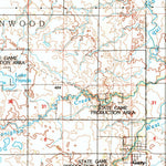 United States Geological Survey Clear Lake, SD-MN (1985, 100000-Scale) digital map