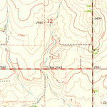 United States Geological Survey Clear Lake SE, OK-TX (1971, 24000-Scale) digital map