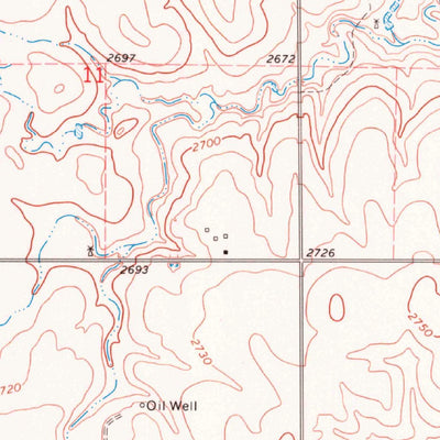 United States Geological Survey Clear Lake SW, OK (1971, 24000-Scale) digital map