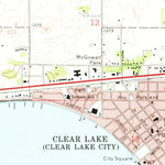 United States Geological Survey Clear Lake West, IA (1972, 24000-Scale) digital map