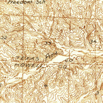 United States Geological Survey Clear Springs, MO (1931, 48000-Scale) digital map