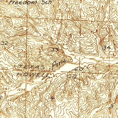 United States Geological Survey Clear Springs, MO (1931, 48000-Scale) digital map
