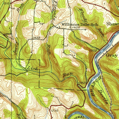 United States Geological Survey Clearfield, PA (1929, 62500-Scale) digital map
