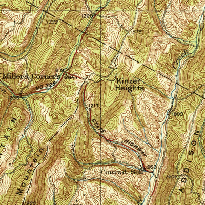 United States Geological Survey Clearfield, PA (1931, 62500-Scale) digital map