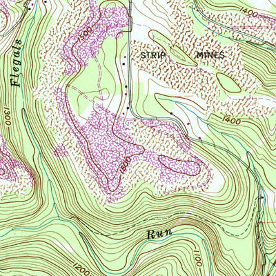 United States Geological Survey Clearfield, PA (1959, 24000-Scale) digital map
