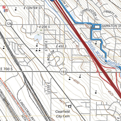 United States Geological Survey Clearfield, UT (2023, 24000-Scale) digital map