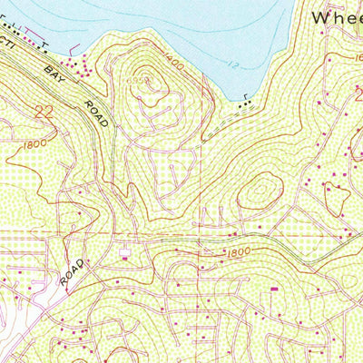 United States Geological Survey Clearlake Highlands, CA (1958, 24000-Scale) digital map