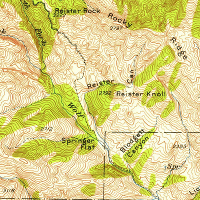 United States Geological Survey Clearlake Oaks, CA (1942, 62500-Scale) digital map
