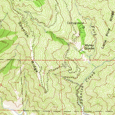 Clearlake Oaks, CA (1960, 62500-Scale) Map by United States Geological ...