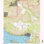 United States Geological Survey Clearlake Oaks, CA (1996, 24000-Scale) digital map
