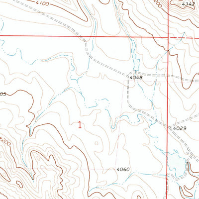 United States Geological Survey Clearmont, WY (1971, 24000-Scale) digital map
