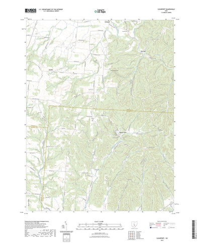 United States Geological Survey Clearport, OH (2023, 24000-Scale) digital map
