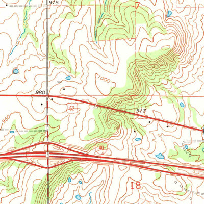 United States Geological Survey Clearview, OK (1967, 24000-Scale) digital map