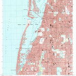 United States Geological Survey Clearwater, FL (1995, 24000-Scale) digital map
