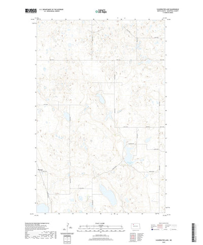 United States Geological Survey Clearwater Lake, ND (2020, 24000-Scale) digital map