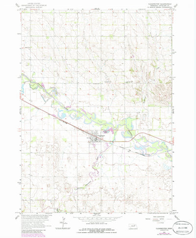 United States Geological Survey Clearwater, NE (1963, 24000-Scale) digital map