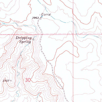 United States Geological Survey Cleator, AZ (1974, 24000-Scale) digital map