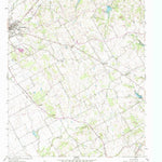 United States Geological Survey Cleburne East, TX (1960, 24000-Scale) digital map