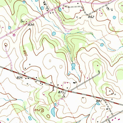 United States Geological Survey Cleburne East, TX (1960, 24000-Scale) digital map