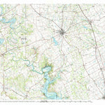 United States Geological Survey Cleburne, TX (1985, 100000-Scale) digital map