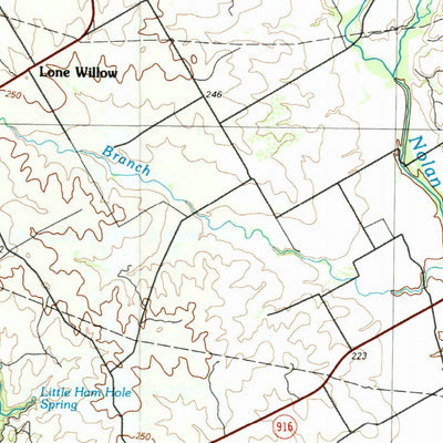 United States Geological Survey Cleburne, TX (1985, 100000-Scale) digital map